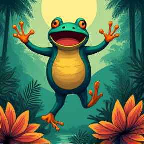 jumpy frog