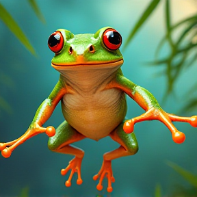 jumpy frog