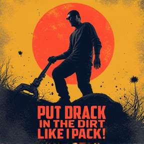 PUT DRACK IN THE DIRT LIKE A PACK!!!!