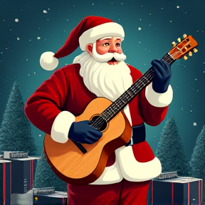 Santa's rock 'n' roll