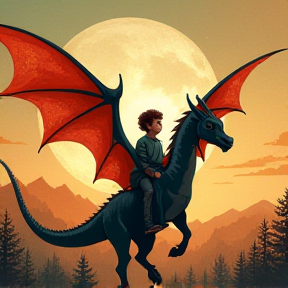 Young Boy and the Dragon