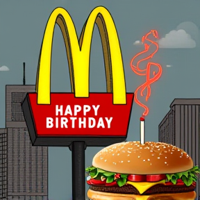 McDonald's Birthday Surprise