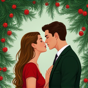 under the mistletoe