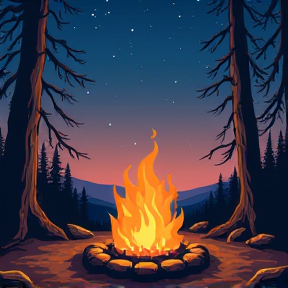 the campfire