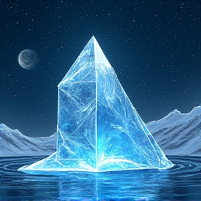 Square of ice