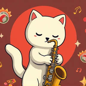 Saxophone Cats Parade