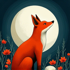 The full moon calls me fox