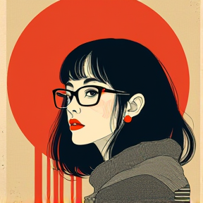 Girl with Glasses 