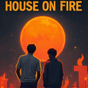 house on fire