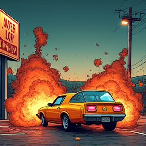 Exploding Parking Lot