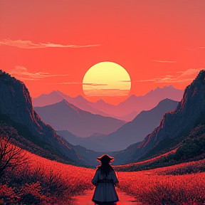 Samurai Sunset Field