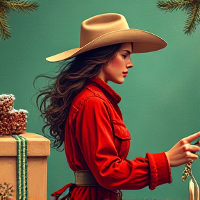 Cowgirl for Christmas