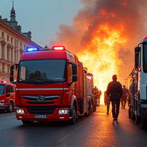 Heroisch anlässlich des Jahresabschlussfests der Freiwilligen Feuerwehr Heidelberg-ROhrbach