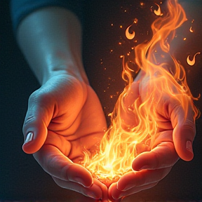 Fire in my hands