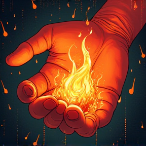 Fire in my hands