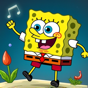 SpongeBob in Red