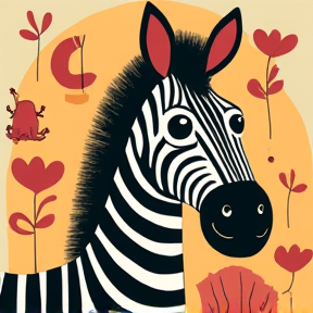 Z is for Zippy Zebra