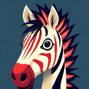 Z is for Zippy Zebra