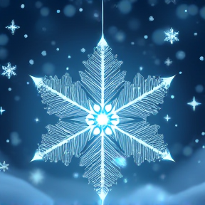 Magic snowflake