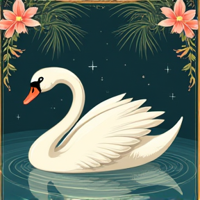 pretty swan