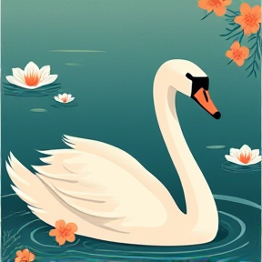 pretty swan