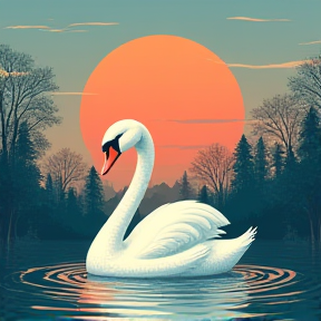 pretty swan