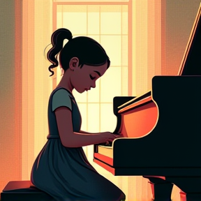 Ma fille joue du piano