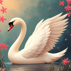 pretty swan