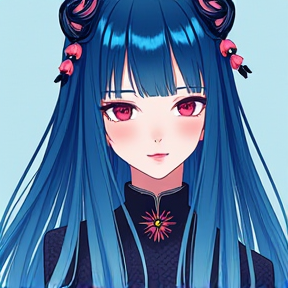 Blue Hair (AI cover)