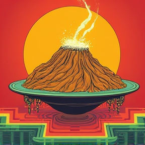 Mashed Potato Volcano