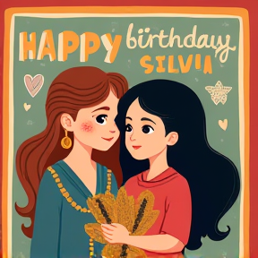 Feliz cumpleaños Silvia 