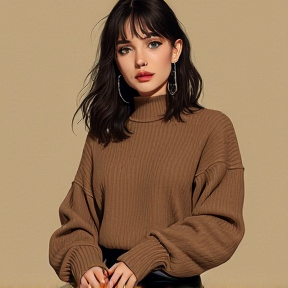 Brown sweater