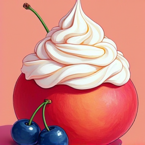 Whipped Cream and Cherry Peaches of Love