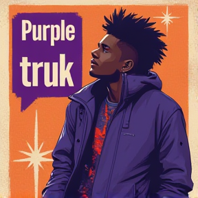 Purple truk