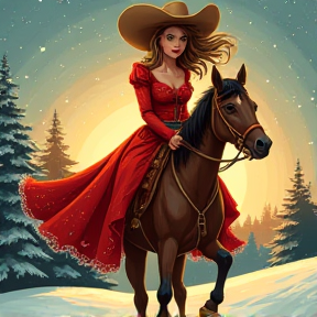 Cowgirl for Christmas