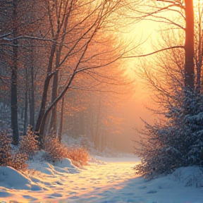 Winter Morning Glow