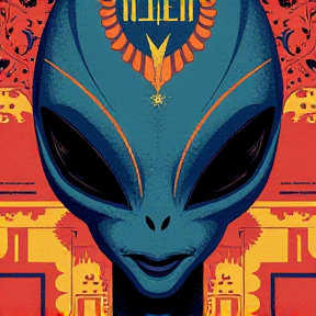 The blues alien