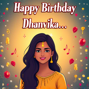 Happy Birthday Dhanvika... 