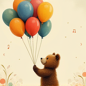 Bear and Balloons