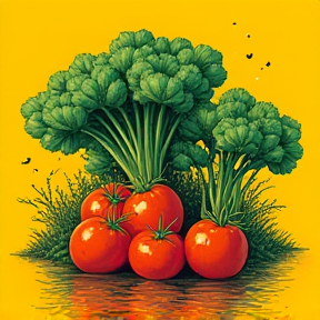 las verduras frescas