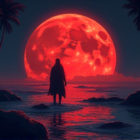 The blood moon rise forever more