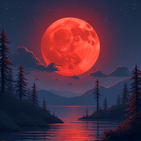 The blood moon rise forever more