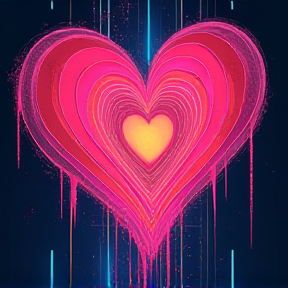 Neon Hearts