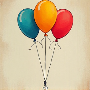 Balloons in the Sky