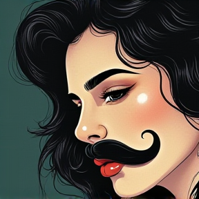 Dark Mustache