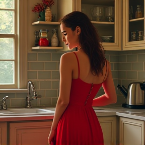 Lady in the Red Dress