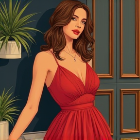 Lady in the Red Dress