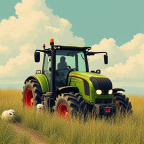 Dicker Claas Traktor