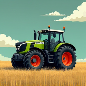 Dicker Claas Traktor