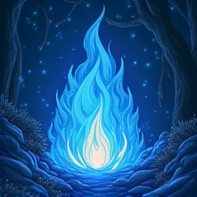 Blue fire